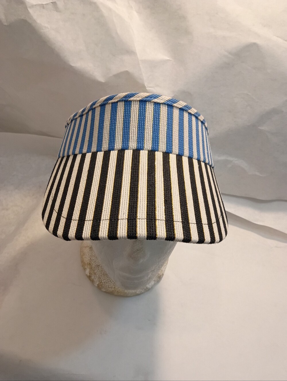 Lele Sadoughi Bow Striped Tie Visor Sold Out